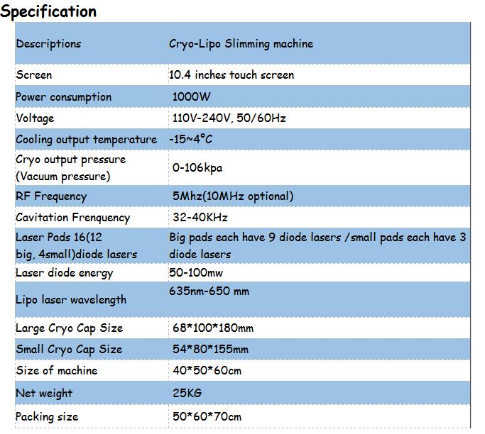 2017 Hottest fat freezing liposuction machine