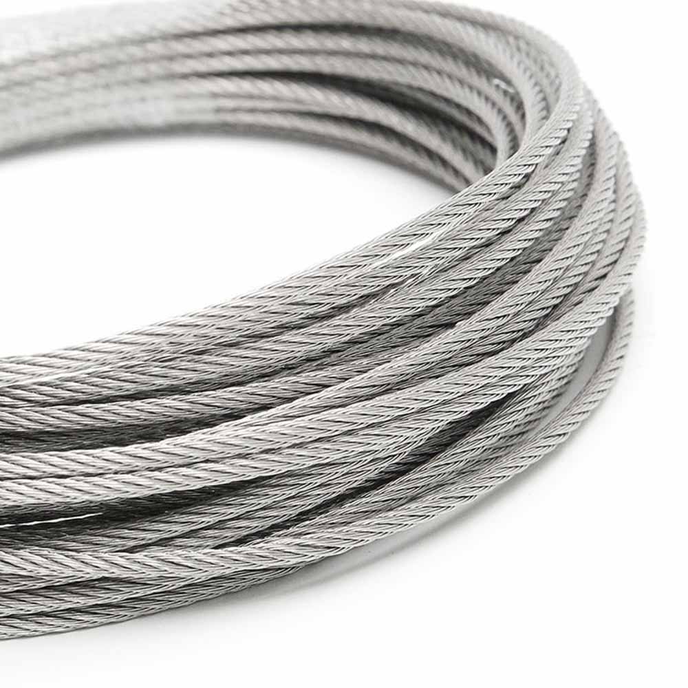 6X24 7FC T/S 1570MPa Galvanized Steel Wire Rope for Versatile and Heavy Load Applications