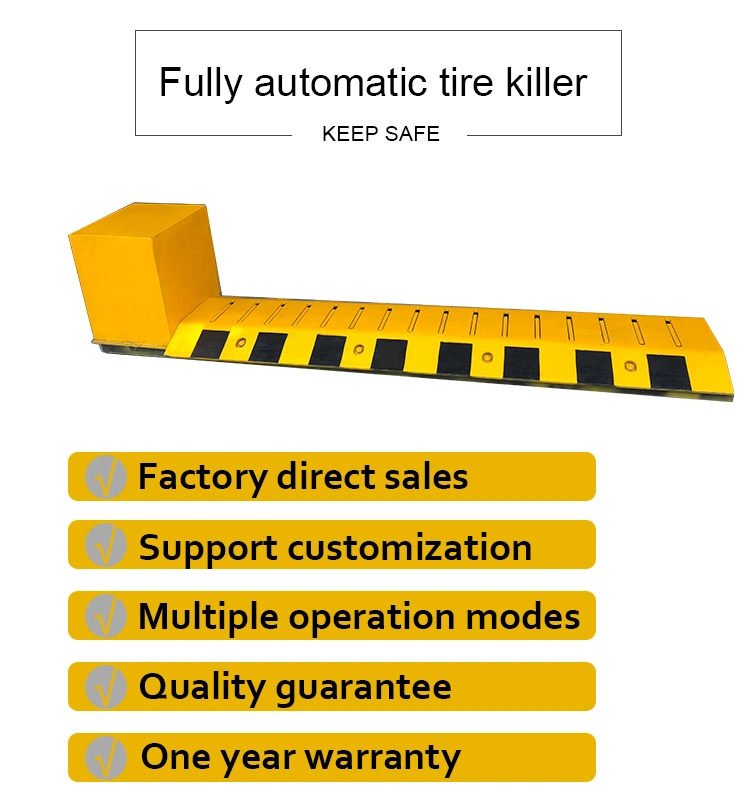 Electric Traffic Automatic Tyre Killer Safety System Bollard Spike Road Blocker
