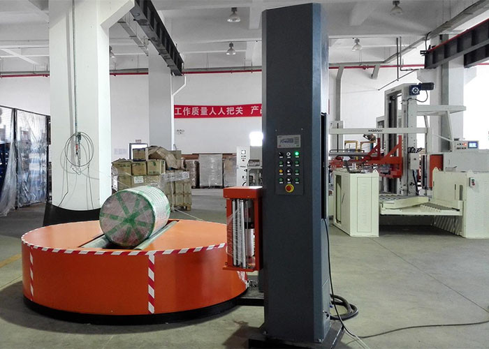 Easy Operation Reel Wrapping Machine Semi Automatic 3.4kw 2950*1800*2582mm