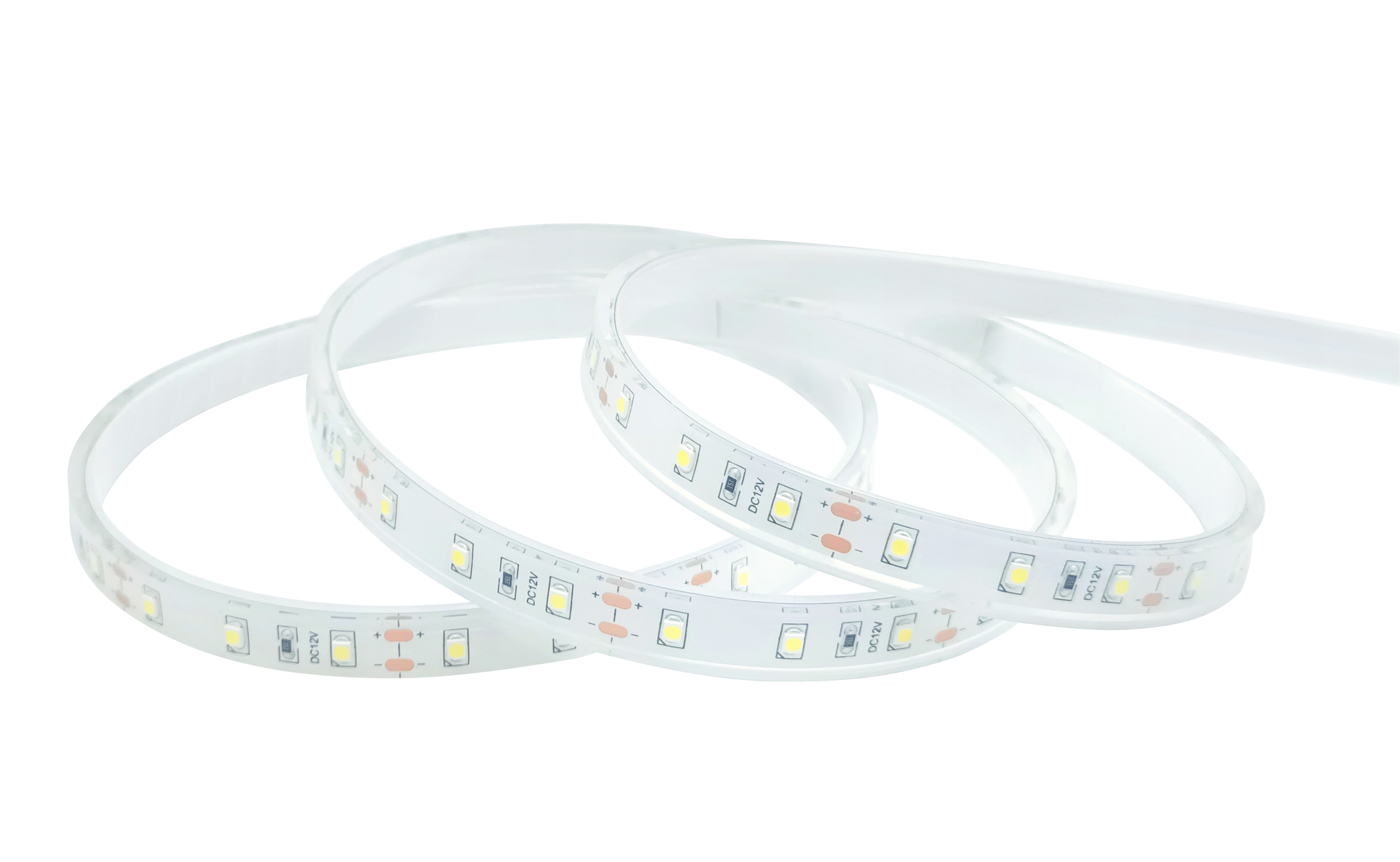 5 M/Roll SMD 2835 LED Strip 120 Lamp Monochrome IP67 Waterproof Sleeve
