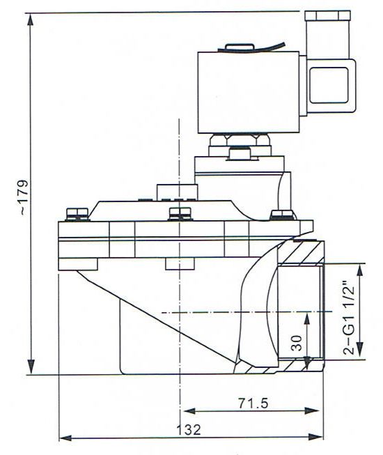 1.5'' SCG353A047 ASCO Type Pulse Jet Solenoid Valve For Bag Filter 0