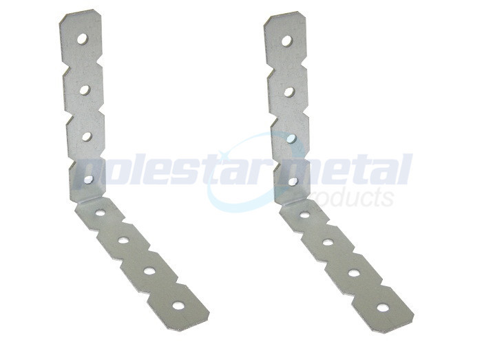 ISO Approved Construction Hardware , 25mm Building Framing Hardware Angle Brackets