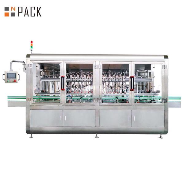 Full Auto Anticorrosive Glass Bottle Vinegar Filling Equipment Overflow Filling