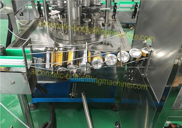 Automatic Beverage Can Filling Machine Security Operation For Carbonated Soft