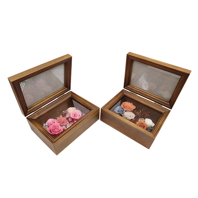 Everlasting Preserved Rose Gift Box Photo Frame​ For Party / Festival
