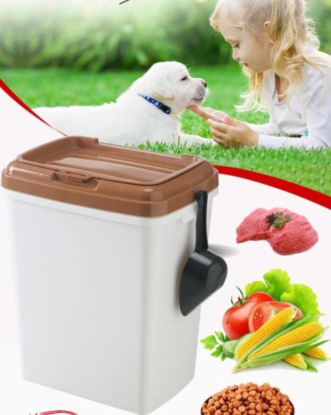 40L 15kgs 17lbs high quality stocked customized pet food storage container