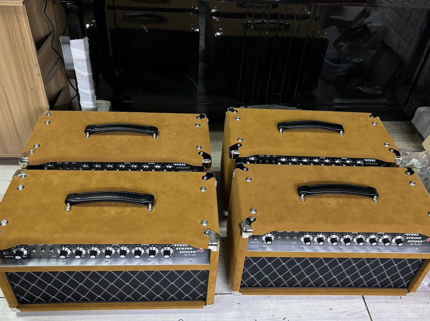 Custom Dumble Steel String Singer Clean Reverb Tone SSS20 ECC83S*5 EH 6V6*2, Handmade Grand Guitar Amp Head 20W 50W 100W Optional