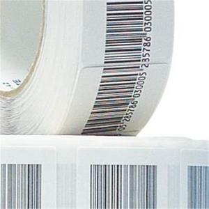  Custom 8.2Mhz Paper 4*4 Seal Sticker EAS RF Label Anti Theft For Retail Store Manufactures