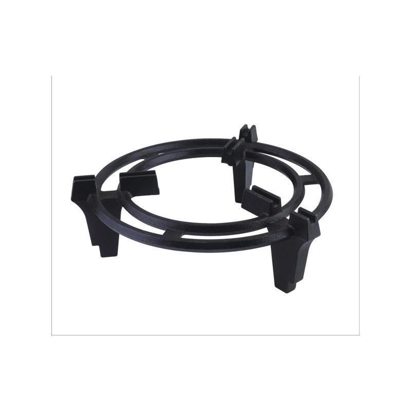 Black Round 255mm Diameter Pan Supports with Three Supports
