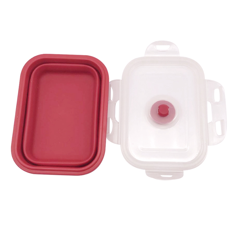 Food Warmer Heated Womens Food Rubber Storage Silicone Folding Lunch Box