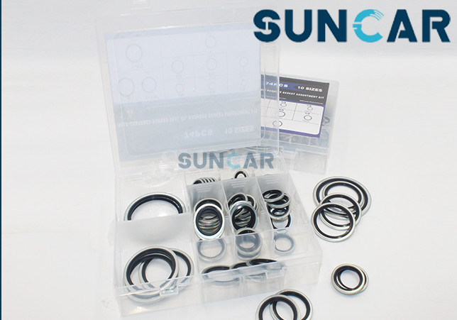 NBR MATERIAL HZZHD-INCH HIGH QUALITY INCH WASHERS GASKET BOX FOR EXCAVATOR SEALING