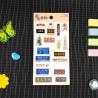 Buy cheap Kraft Paper Bottom Vinyl Cartoon Stickers from wholesalers