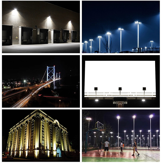 100W Outdoor Modular LED Tunnel Flood Lights Meanwell Driver Landscape Lighting