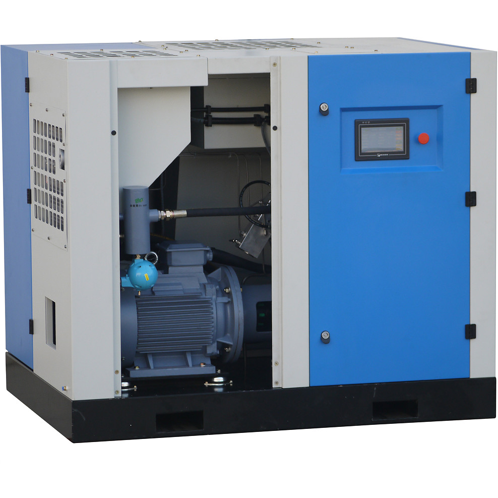 Energy Saving High Pressure Screw Air Compressor Oil Less