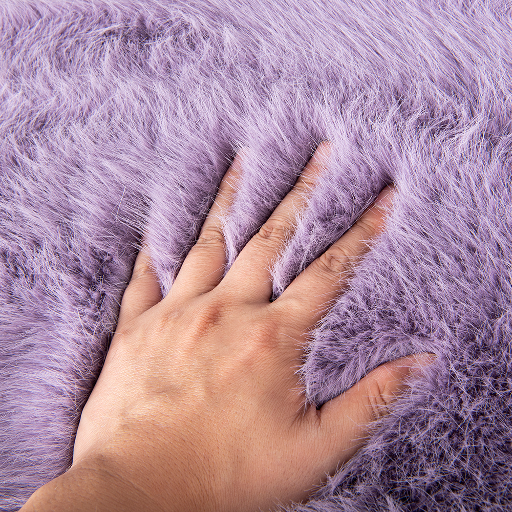 Custom Color 100% Polyester Long Hair Faux Fur Fabric with Very Soft Hand Feeling