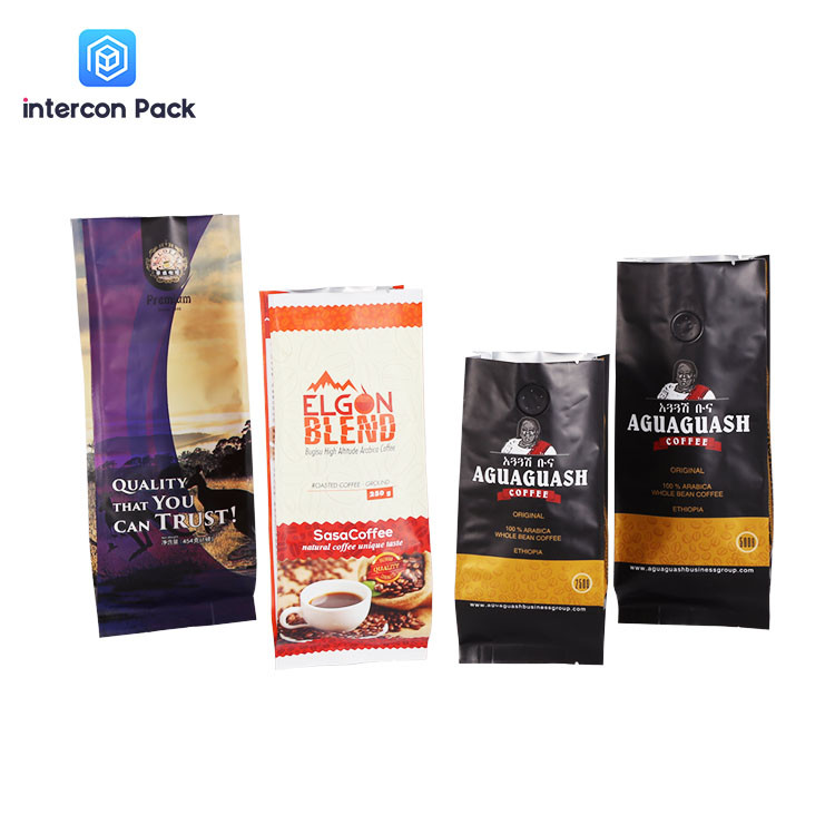 29.85x5.12 Inch Custom Resealable Plastic Bags Eight Sides Sealed For Snacks Foods Nuts