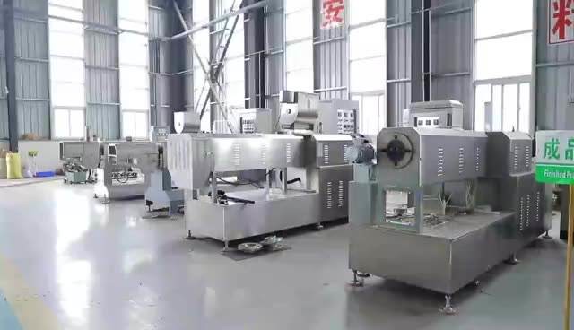 SS304 Corn Puff Production Line Corn Puff Snack Extruder Machine 88kw