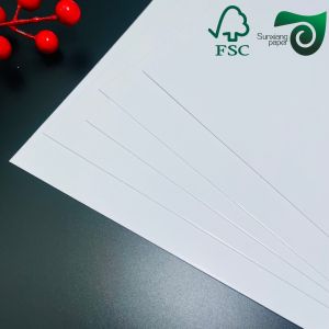 FSC White Coated Double Sided Chipboard GC1 For Packaging And Card Applications