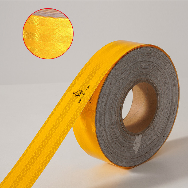PET Custom Adhesive Sticker Vinyl Roll Safety Retro Trunk ECE 104r Reflective Tape