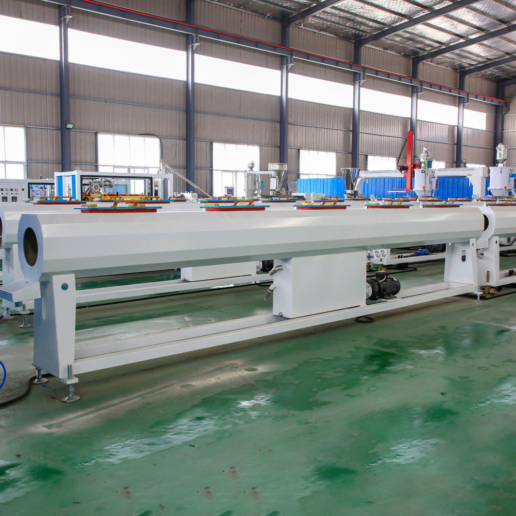 High Output HDPE PP Water Supply Pipe Extrusion Production Line 50-160 mm