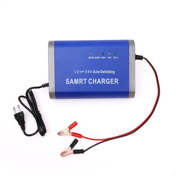 Electric Vehicle Battery Charger Motorcycle Battery Charger 12V 12A 24V 6A Fast