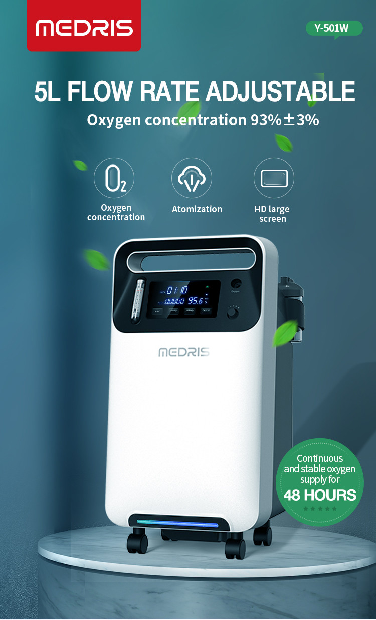 Portable 5L Medical Grade Oxygen Concentrator For The Elderly And Children