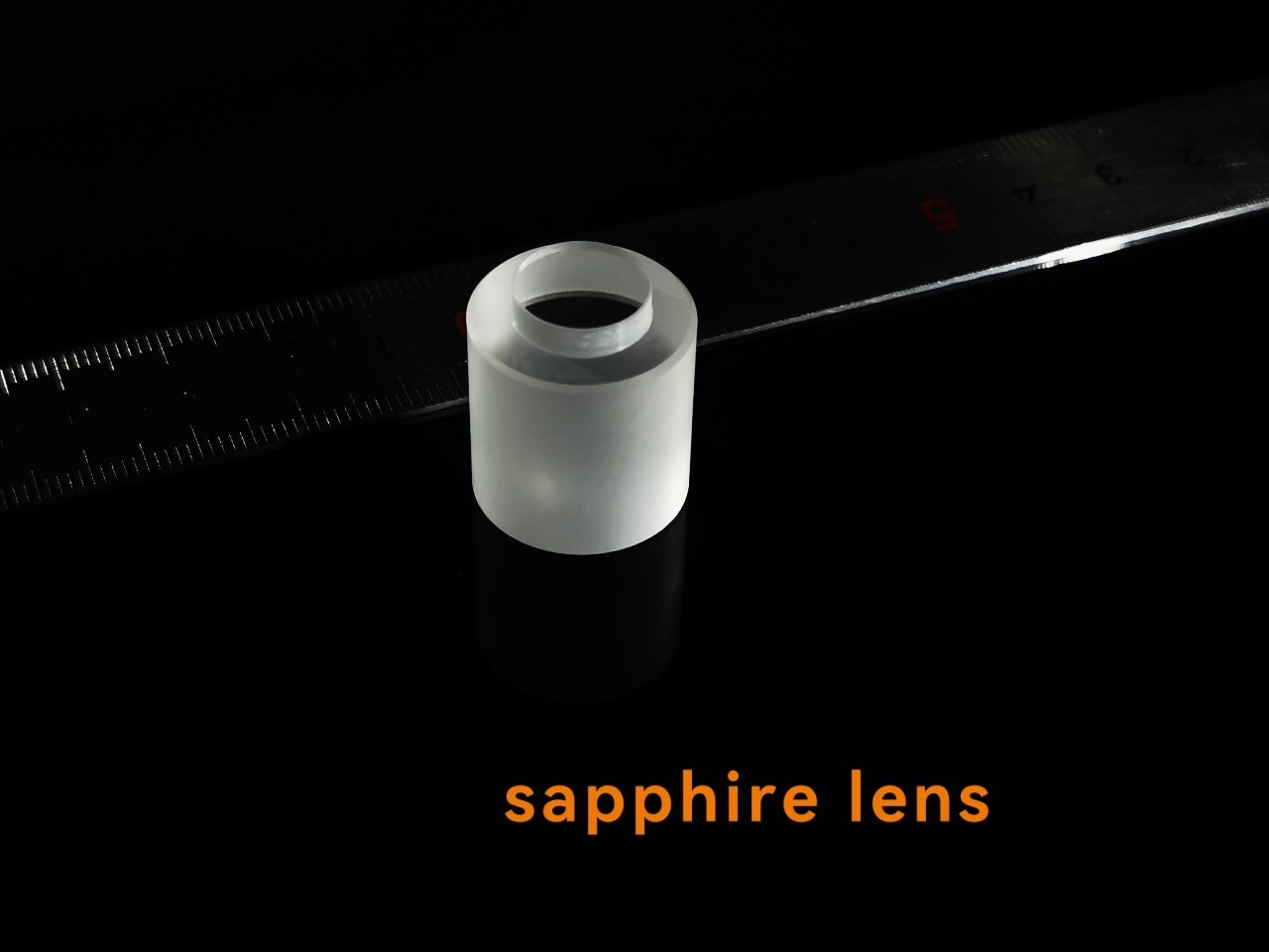 C plane polished Sapphire Optical Windows Cylinder Rod Lens