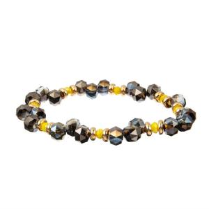  Single Layer Multicolor Crystal Bracelet Handmade Adjustable Size Manufactures