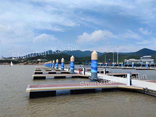 Marina Grade 6061 T6 Aluminum Floating Pontoon LLDPE Floaters Floating Boat