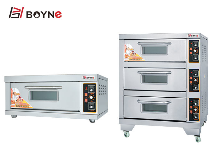 Commercial Stainless Steel Bakery Singel Deck One Tray Oven For Bakery Shop