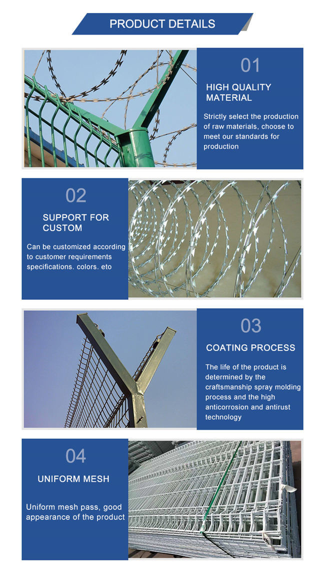 BTO22 2.5mm Airport Security Fence 50x100mm