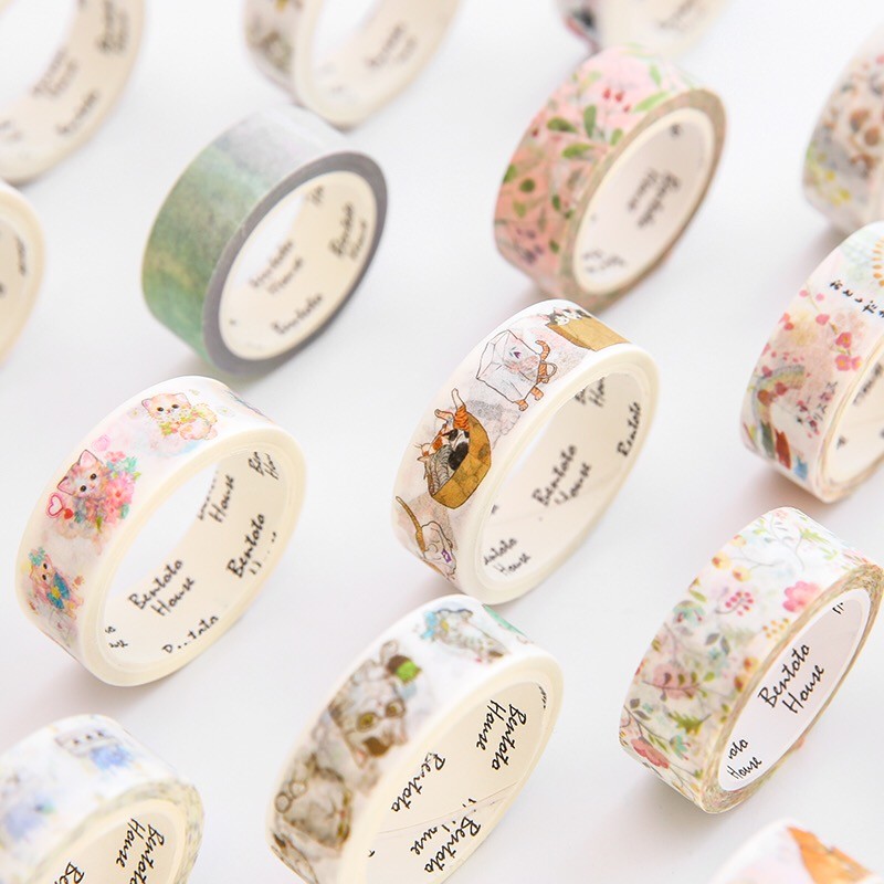 Colorful decorative masking washi paper tape custom printed DIY washi tape with logo