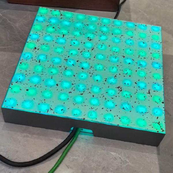 Full Color LED Abyss Floor Tile Light 3D Induction Floor Tile Bar Dance Floor