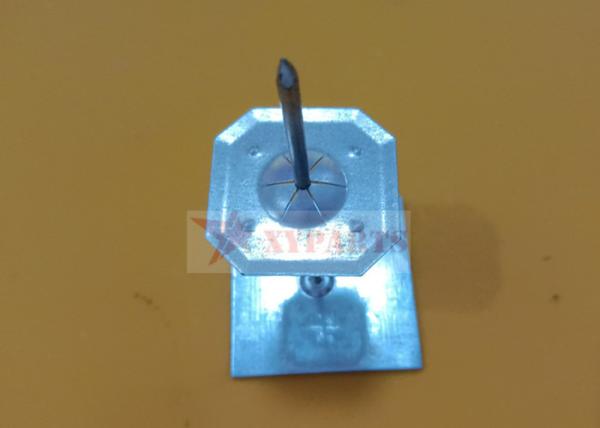 Thermal Insulation Fasteners Carbon Steel Self Stick Pin Nails With Self Speed