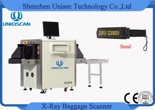 Digital Airport Baggage Scanner , Security Scanning X Ray Baggage Inspection