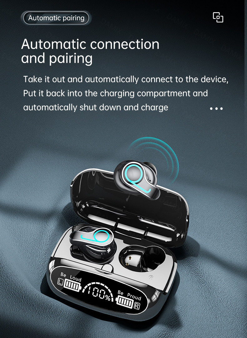 HD A2DP Wireless Gaming Earphone ABS Microphone With CVC8.0 Earplug