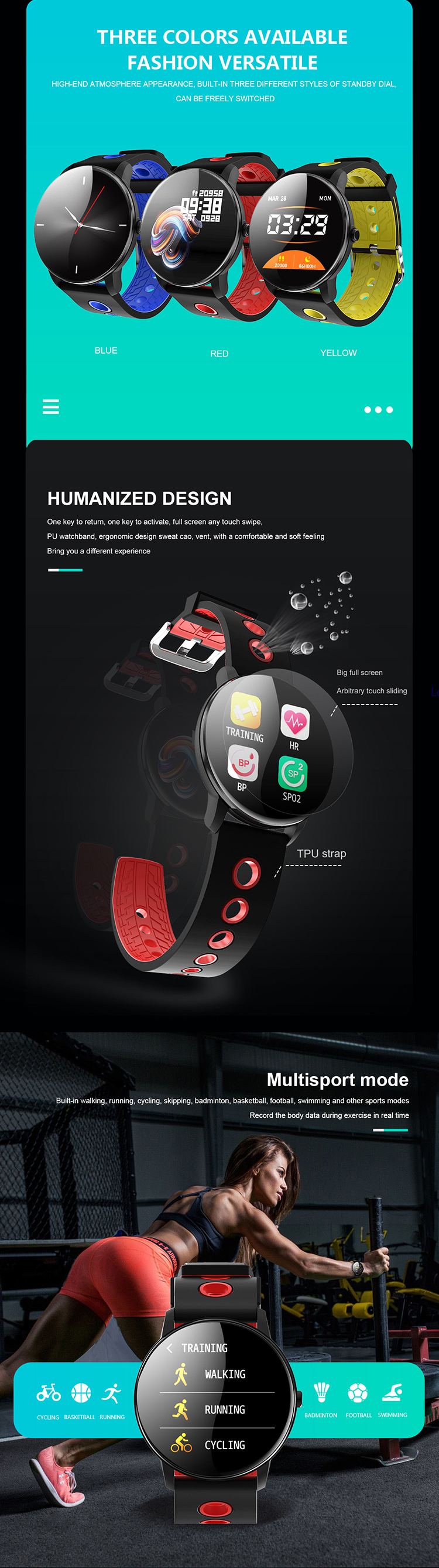 M4 Smart Bracelet Health Tracker 160mAh IP68Waterproof 24-hour heart rate real-time monitoring Fitness H25 Smart Watch
