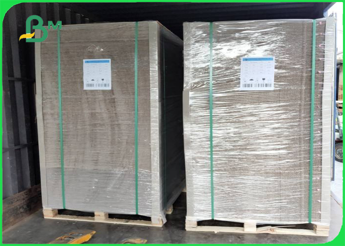 Recycled Pulp Double Sides Grey Color 750gsm 1.2mm Thick Straw Board Sheets