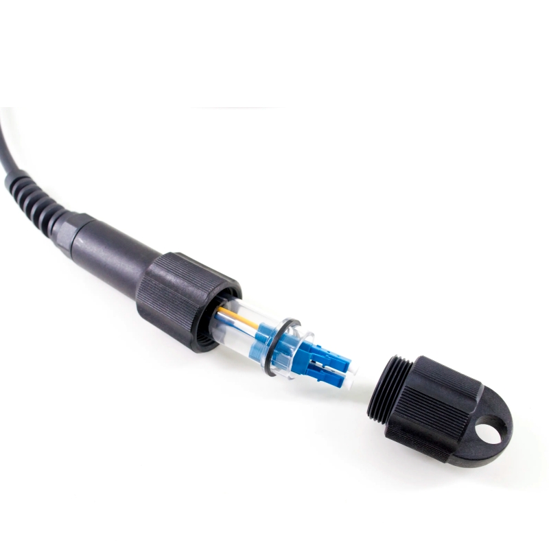 FTTH IP67 Standard Pdlc/Dlc Gyfjh G657A2 Sm 2core Outdoor Waterproof Connector -25 85