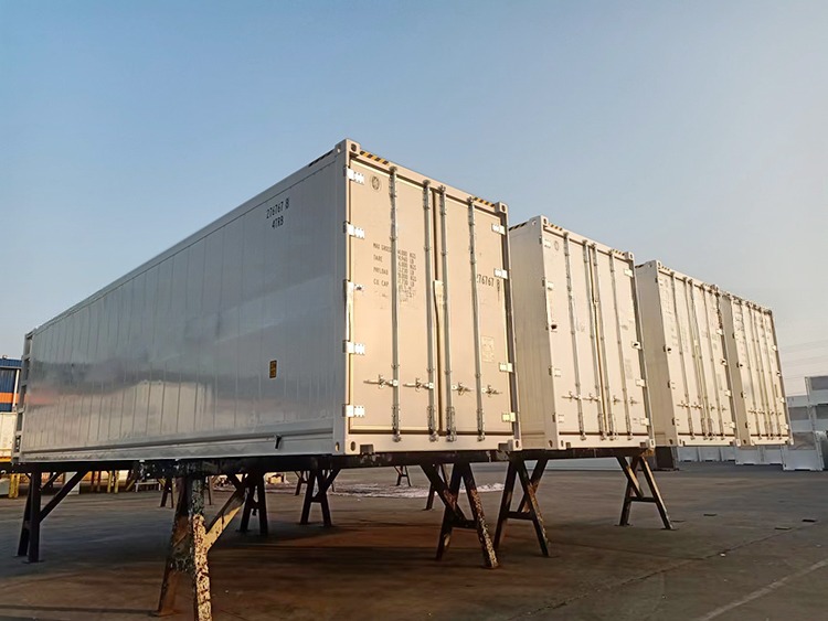 High Cube 40ft Diesel Electric Self Powered Reefer Container for Land or Railway Accessories Provide full set parts