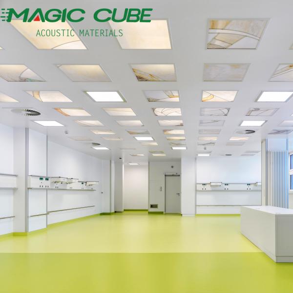 600x1200mm Fiberglass Soundproof Acoustic Insulation Ceiling Panels for Office