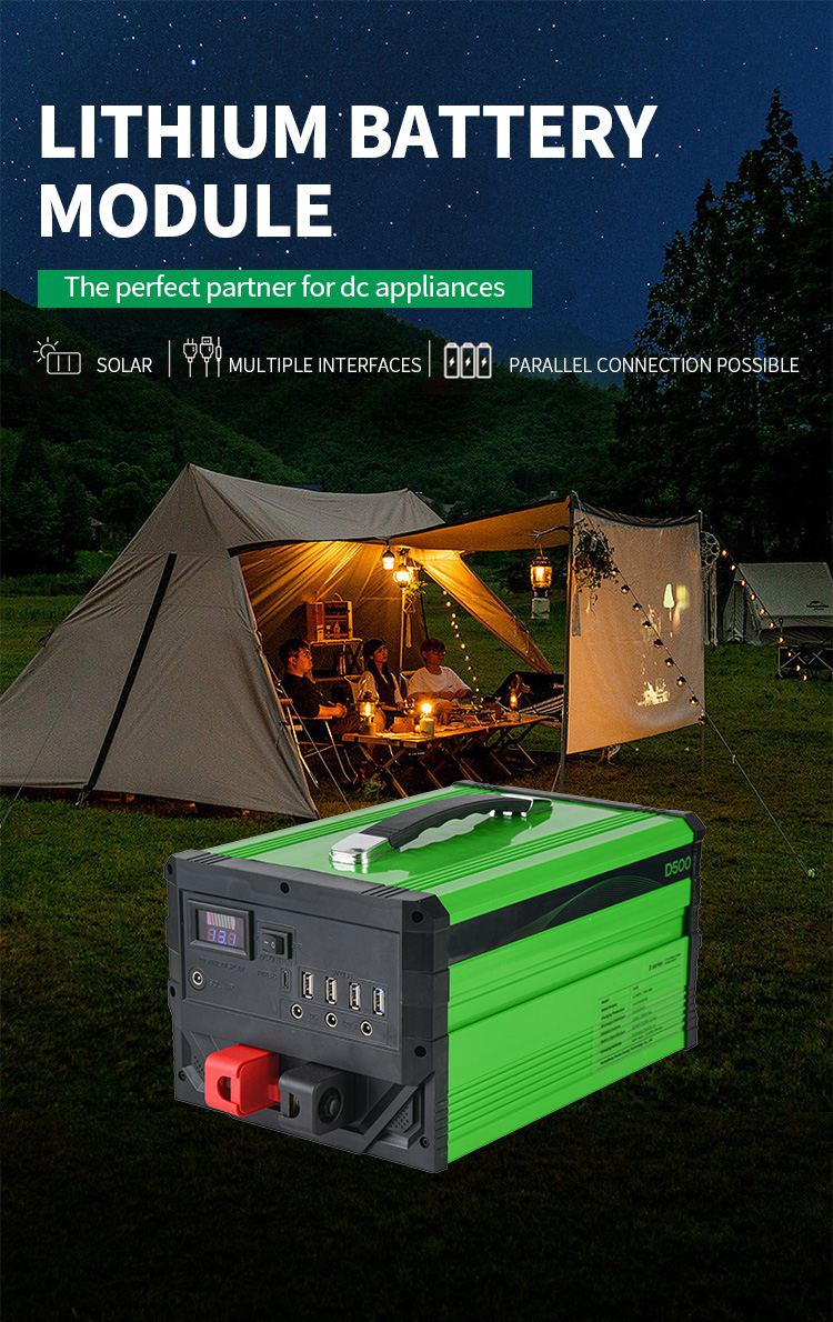 OEM ODM Pure Sine Solar Power Station Generator 1800Wh Lithium Portable