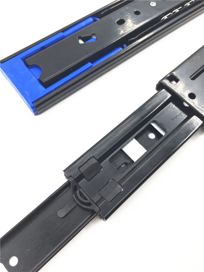 55KGS 42mm 3 Fold Soft Close Telescopic Channels For Drawer