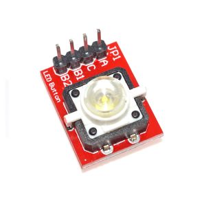 DIY LED Light Arduino Button Module For Raspberry Pi , 20.7*15.5*9 Cm Size