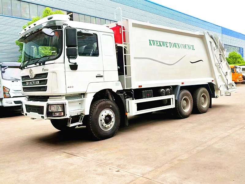 China Shacman 20cbm Compactor Garbage Truck Left And Right Hand Drive Euro 2