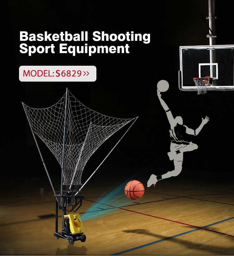 5 PCS Basketball Shooting Machine , Portable Basketball Automatic Rebounder