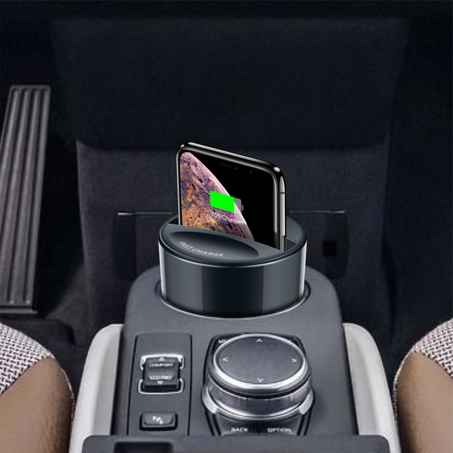 Power Protection Fast Charging Car Chargers with Wireless Charging Cable Charging