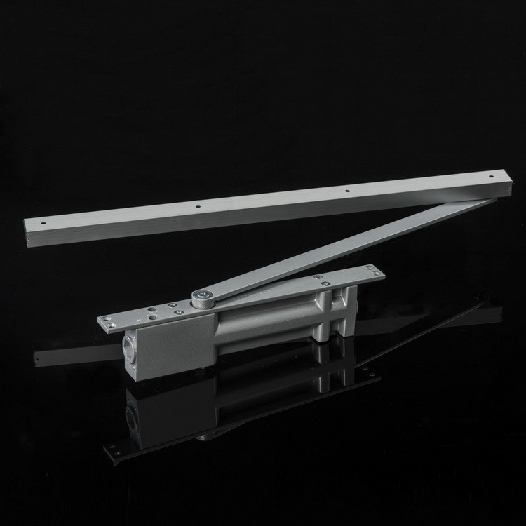 Office Sliding Arm Door Closer Adjustable Latching Speed For 25-45kg Inside Door