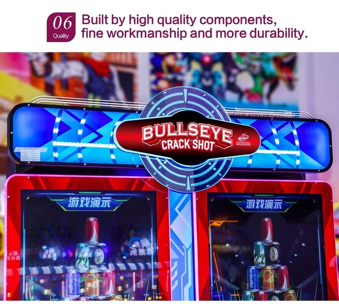 Bullseye Crack Shot Shooting Arcade Machine For 2 Players Family Amusement